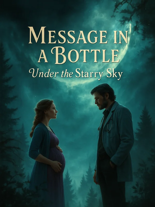 Message in a Bottle Under the Starry Sky