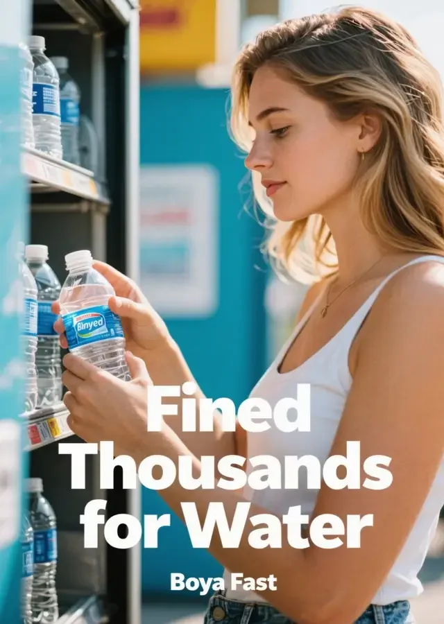 Fined Thousands for Water