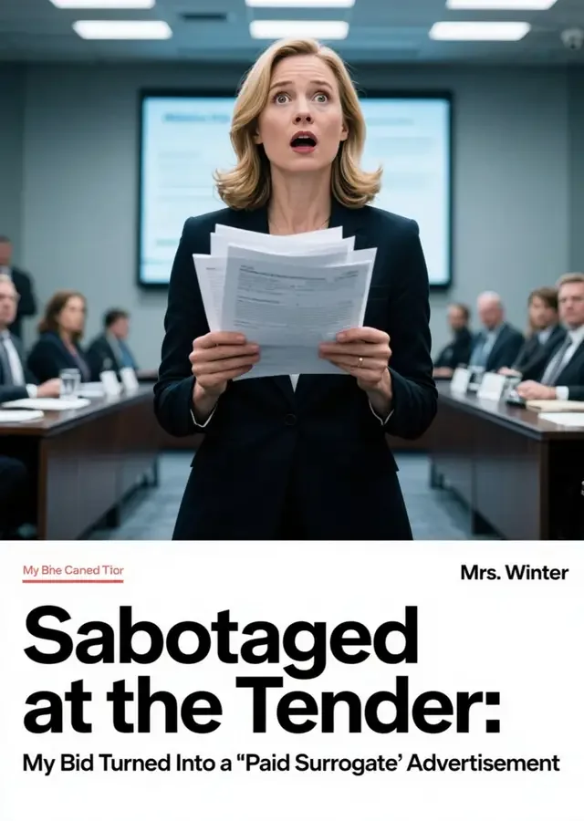 Sabotaged at the Tender: My Bid Turned Into a "Paid Surrogate" Advertisement